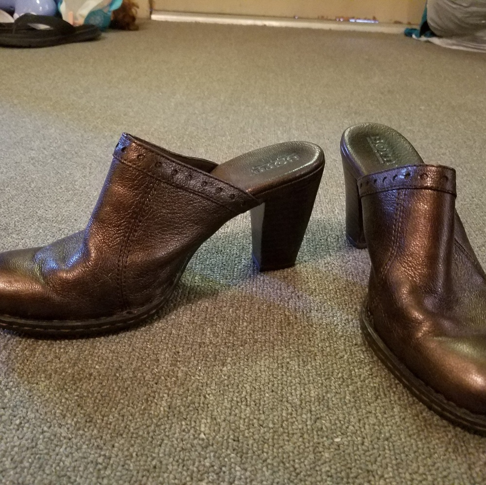 Born brand copper clogs